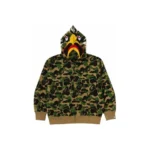 BAPE x READYMADE ABC Camo Eagle Relaxed Fit Full Zip Hoodie Front Side