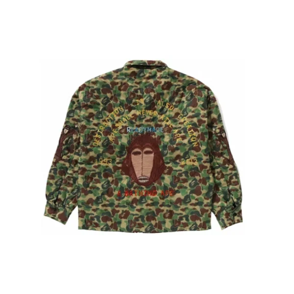 READYMADE x BAPE ABC Camo Vietnam Jacket Back Side