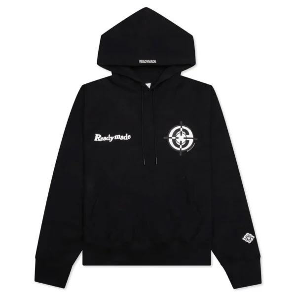 Readymade CLF Target Hoodie Black Front Side