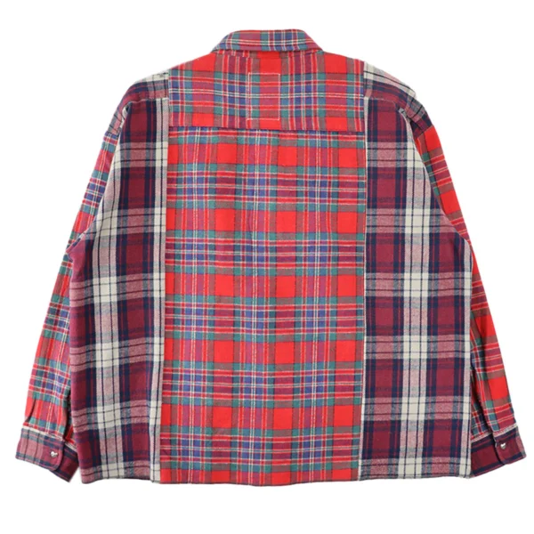 Readymade Flannel Check Shirt Back Side