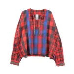Readymade African Lace-Up V-Neck Shirt Front Side
