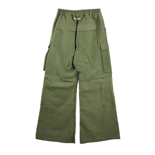 Readymade Cargo Flare Pants Olive Back Side