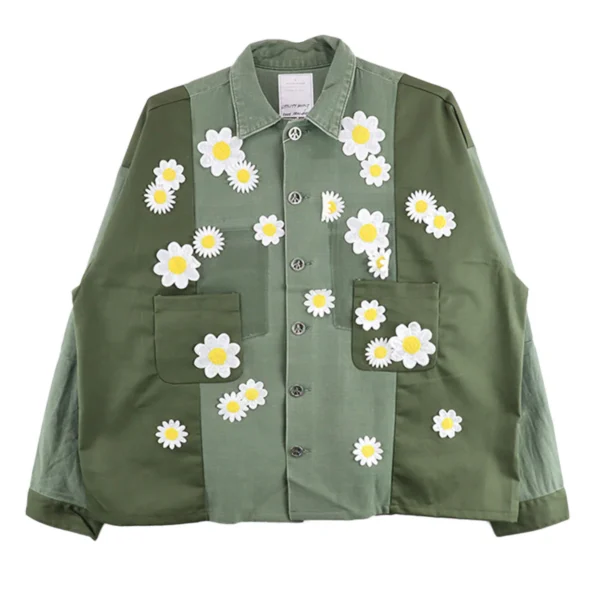Readymade Flower Utility Shirt Front Side