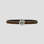 Readymade Leopard Hair Belt Front Side
