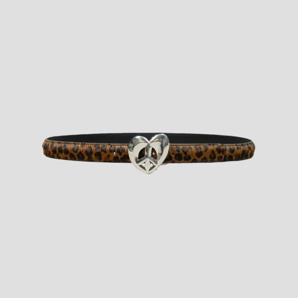 Readymade Leopard Hair Belt Front Side