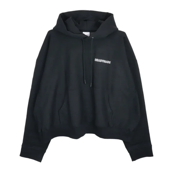 Readymade Logo Hoodie Black Front Look