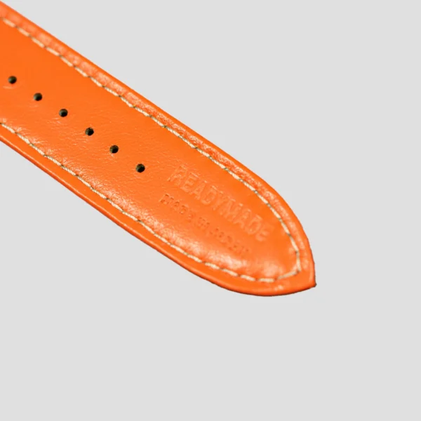 Readymade Olive Leather Watch Strap Logo View
