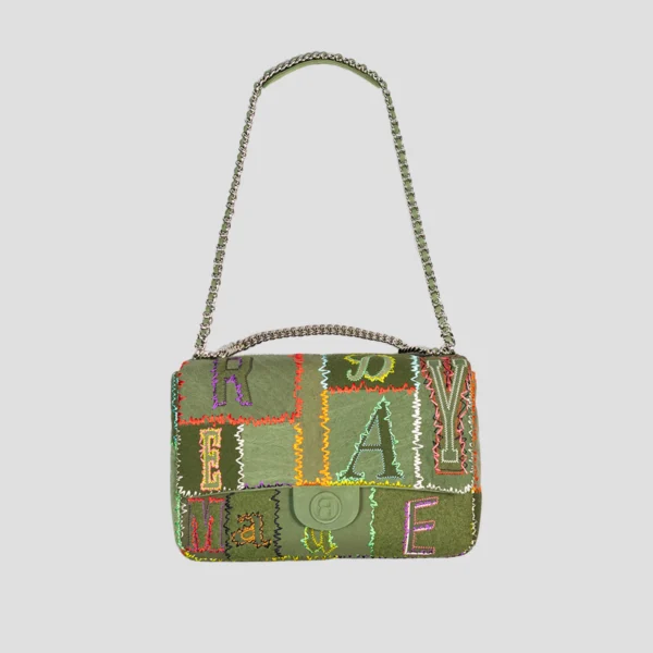 Readymade Patchwork Chain Bag Front Look