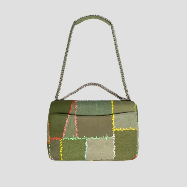 Readymade Patchwork Chain Bag Back Side