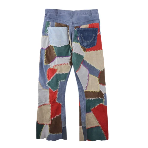 Readymade Patchwork Corduroy Pants Back Side