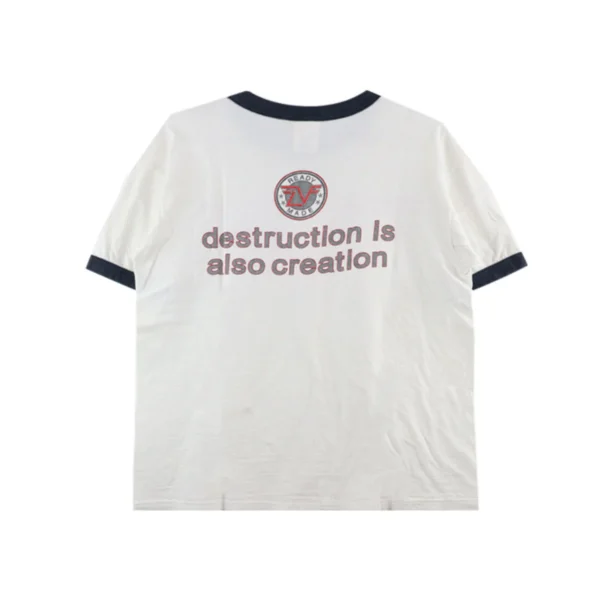 Readymade Ringer Short-Sleeve T-Shirt Back Side