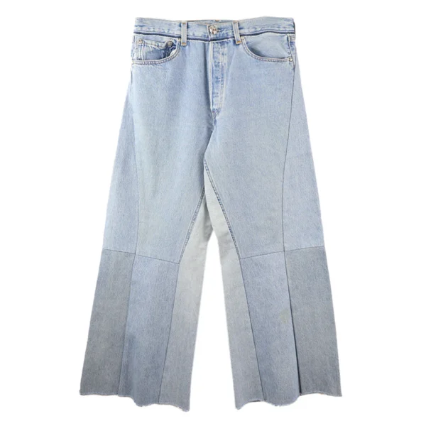 Readymade Wide Flare Denim Jeans Front Side