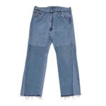 Readymade Wide Flare Denim Jeans Indigo Front Look