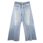 Readymade Wide Flare Denim Type D Jeans Front Side
