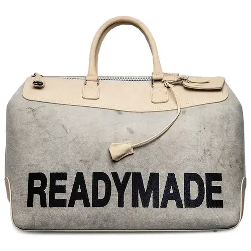 READYMADE Large Gym Bag Grey Front Look