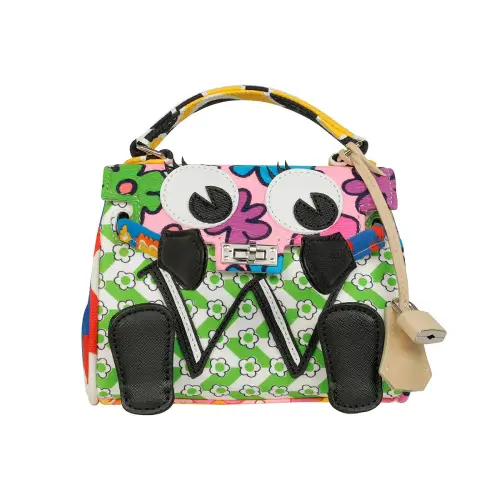 READYMADE x DR Woo Monster Flowers Pattern Bag Front Look