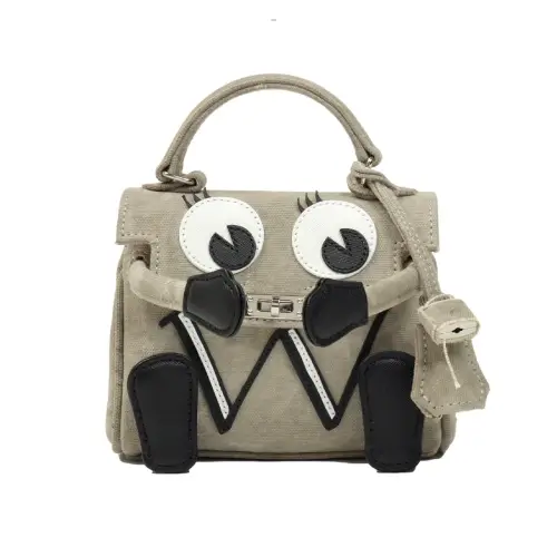 READYMADE x DR Woo Monster Tan Bag Front Look