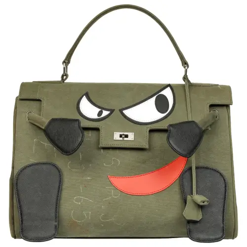READYMADE x DR Woo New Doll Bag Khaki Front Side