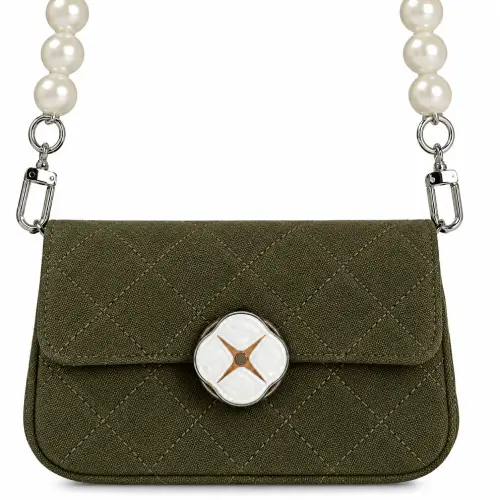 READYMADE x Denim Tears Evening Bag - Army Green Front Look
