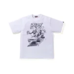 READYMADE x BAPE Shark Wide Tee White Front Look