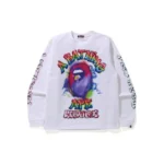 READYMADE x BAPE Spray Wide L/S T-Shirt Front Look