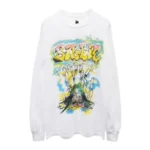 READYMADE x Billie Eilish Long Sleeve T-Shirt – White Front Look