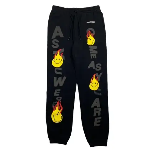 READYMADE x CPFM Sweatpants Black READYMADE x CPFM Sweatpants Black Front Look