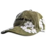 READYMADE x Denim Tears Cotton Wreath Cap Olive Green Front Look