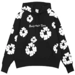 READYMADE x Denim Tears Cotton Wreath Hoodie Black Front Side