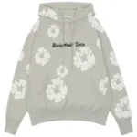READYMADE x Denim Tears Cotton Wreath Hoodie Grey Front Side