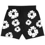 READYMADE x Denim Tears Cotton Wreath Sweatshorts Black Front Side