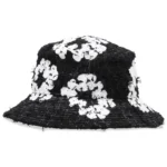 READYMADE x Denim Tears Wreath Tweed Bucket Hat Front Side